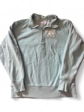 Champion teal crewneck